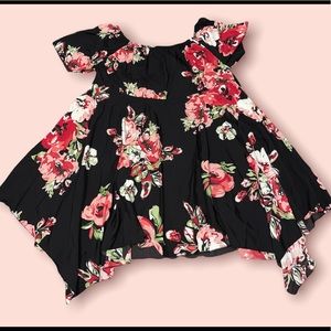 Floral print Belted Dress. Never worn. Size 2XL